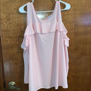 light pink top size: 0X